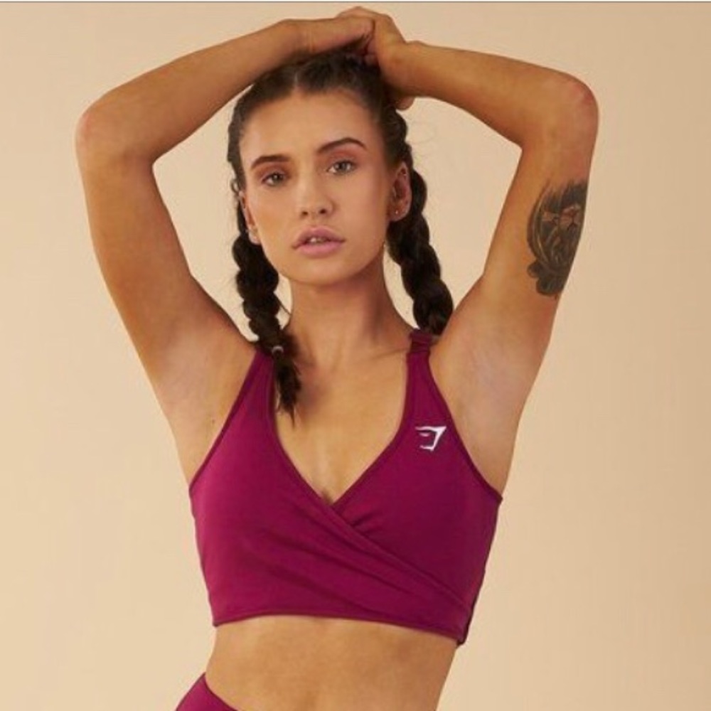 Gymshark Aspire Sports Bra Deep Plum